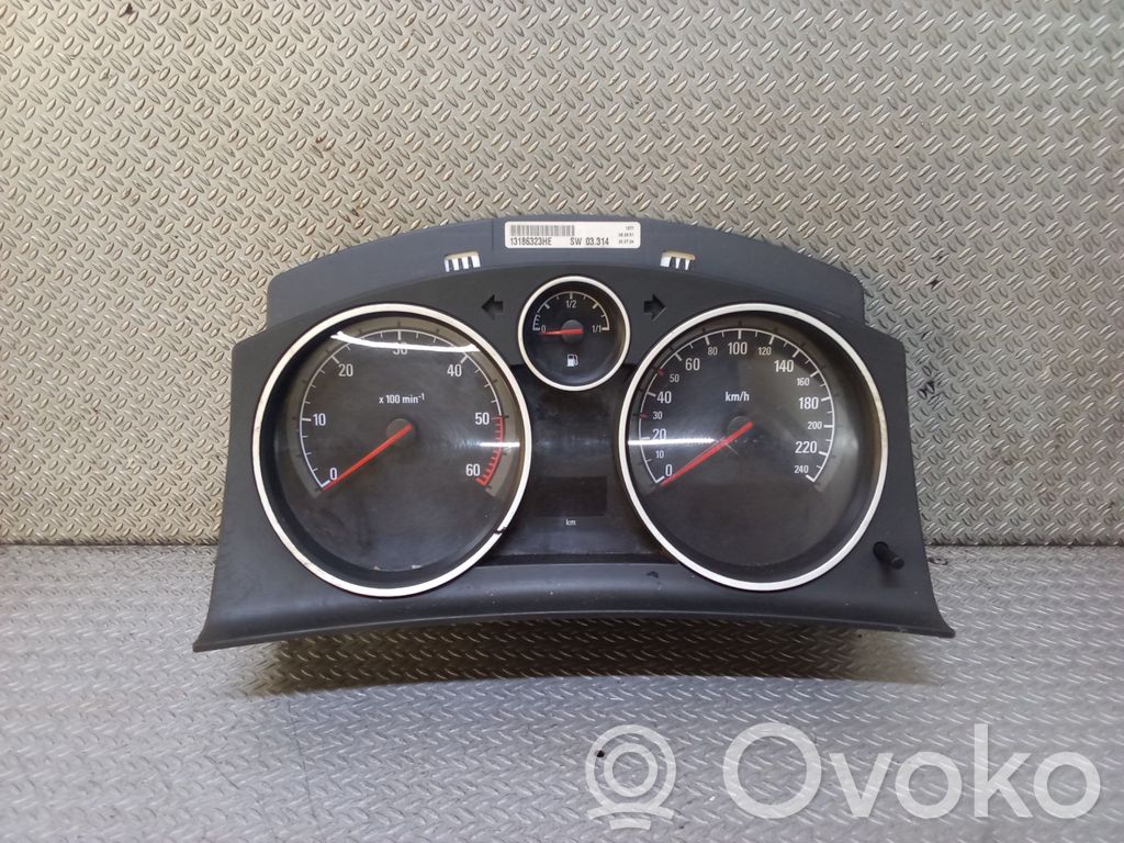 Speedometer (instrument cluster)   13186323HE