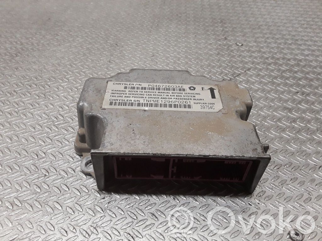Turvatyynyn ohjainlaite/moduuli   P04672603AE