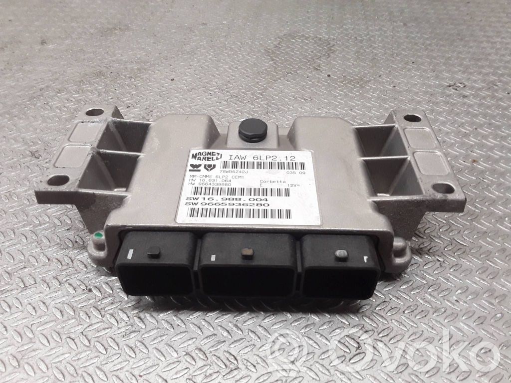 Citroen C4 I Engine control unit/module 
