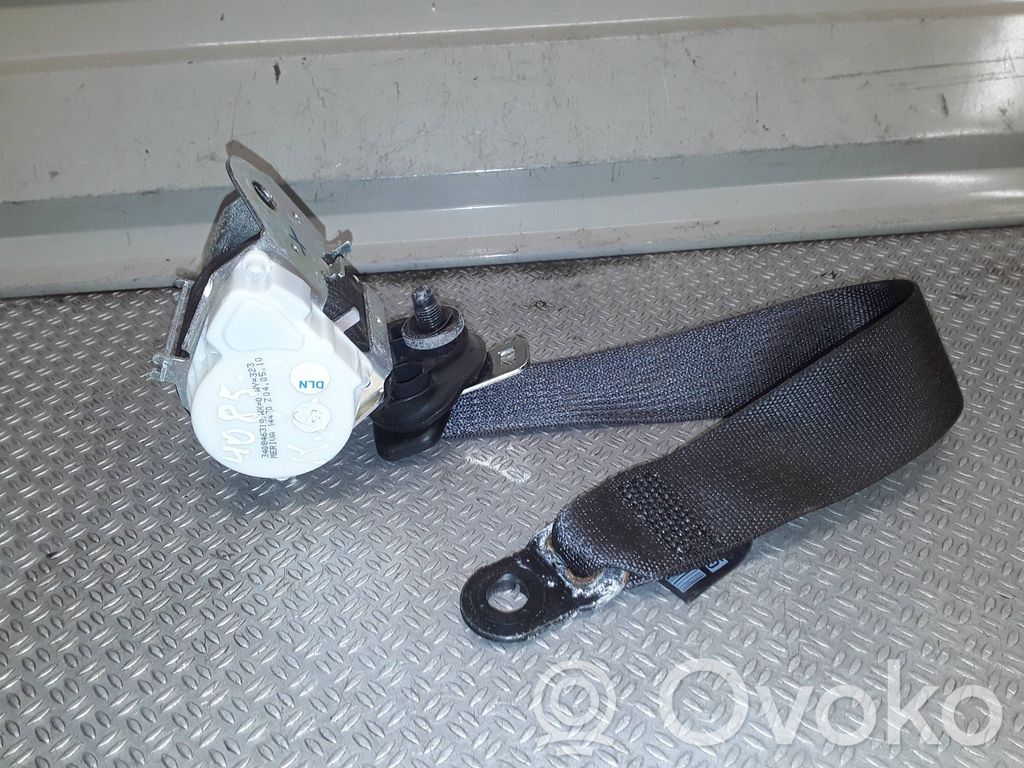 Opel Meriva B Cinturón trasero 