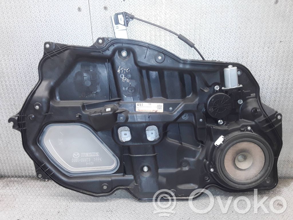 Mazda 2 Front door window regulator with motor 