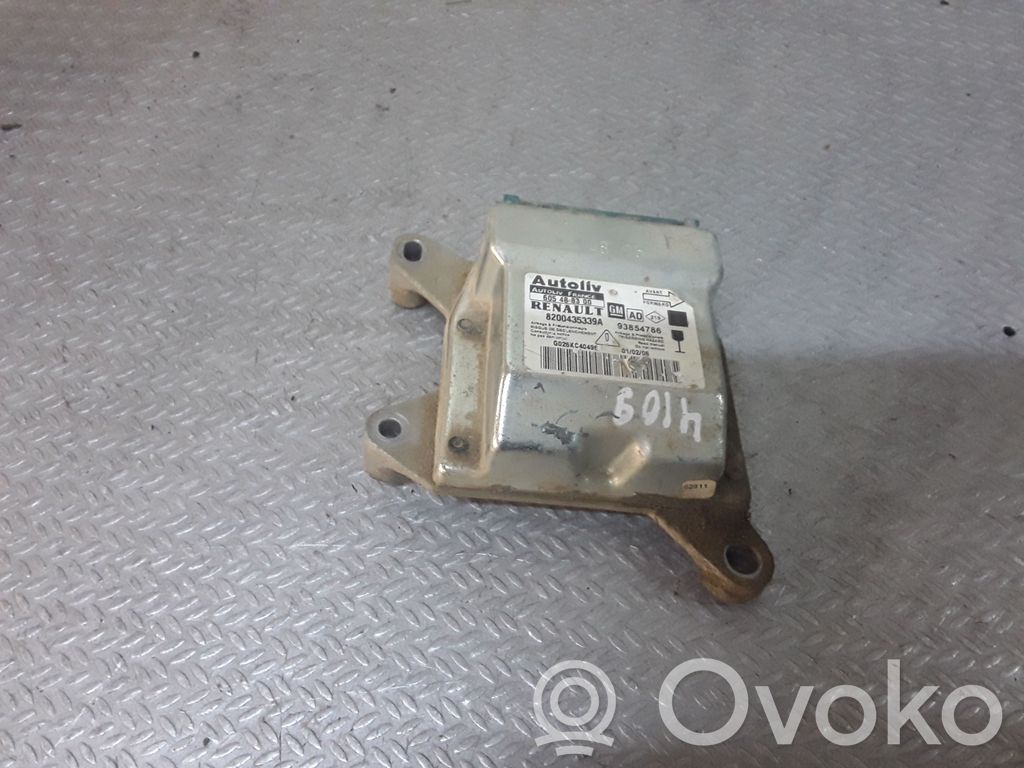 Opel Vivaro Airbag control unit/module 