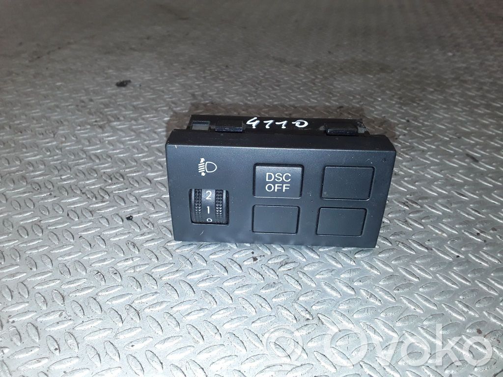 Mazda 2 Headlight level height control switch 