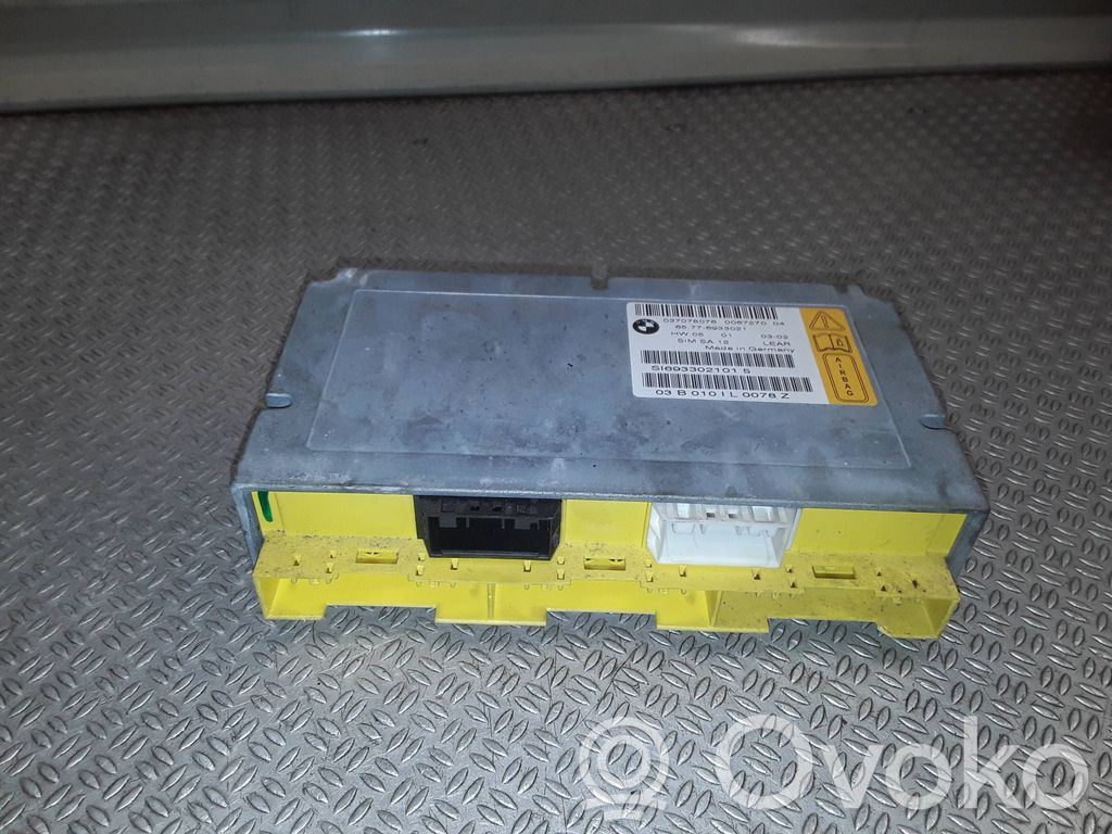 Unidad de control/módulo del Airbag   037078076,6933021