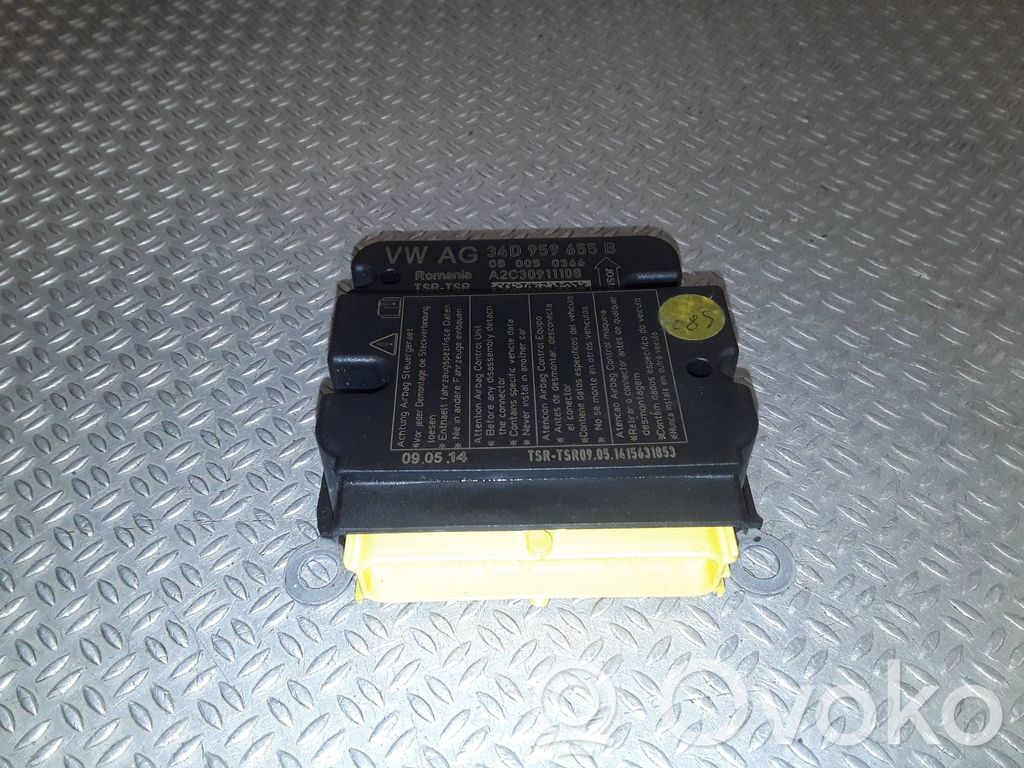 Airbag control unit/module   34D959655B,080050366,A2C30911108