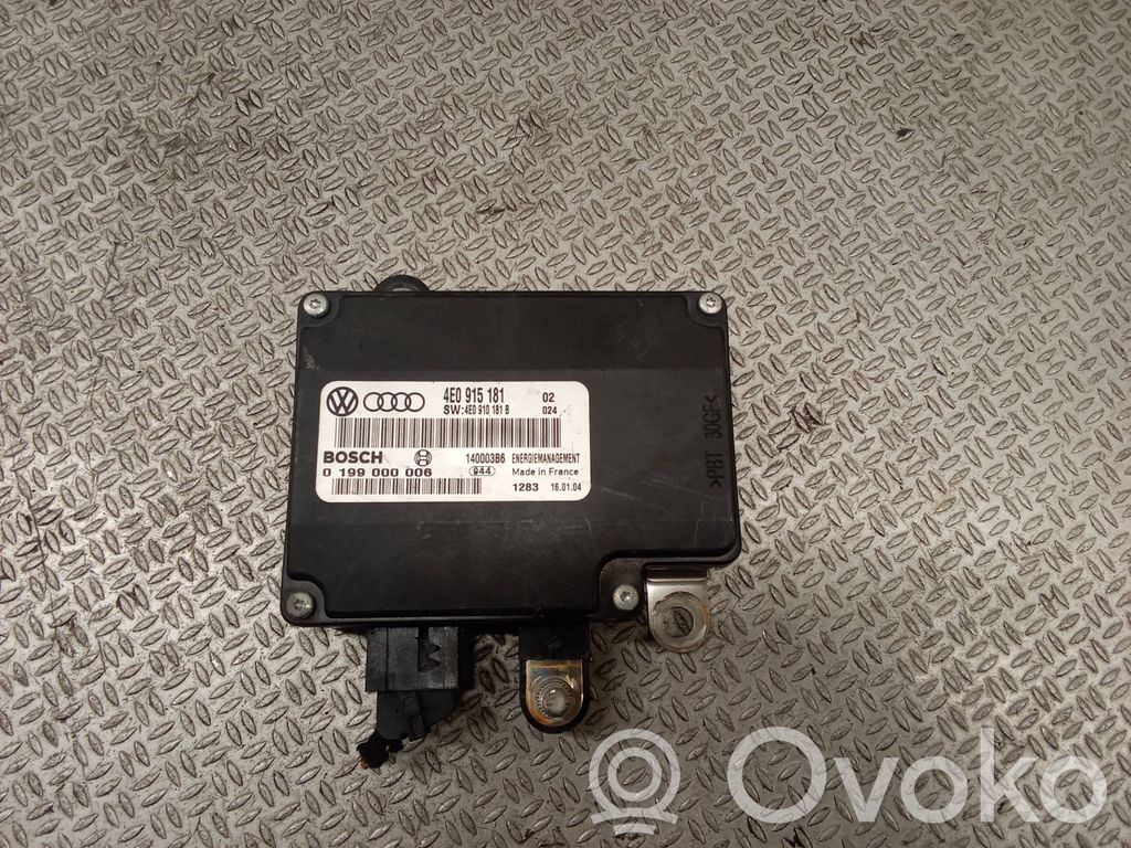 Audi A8 S8 D3 4E Other control units/modules 