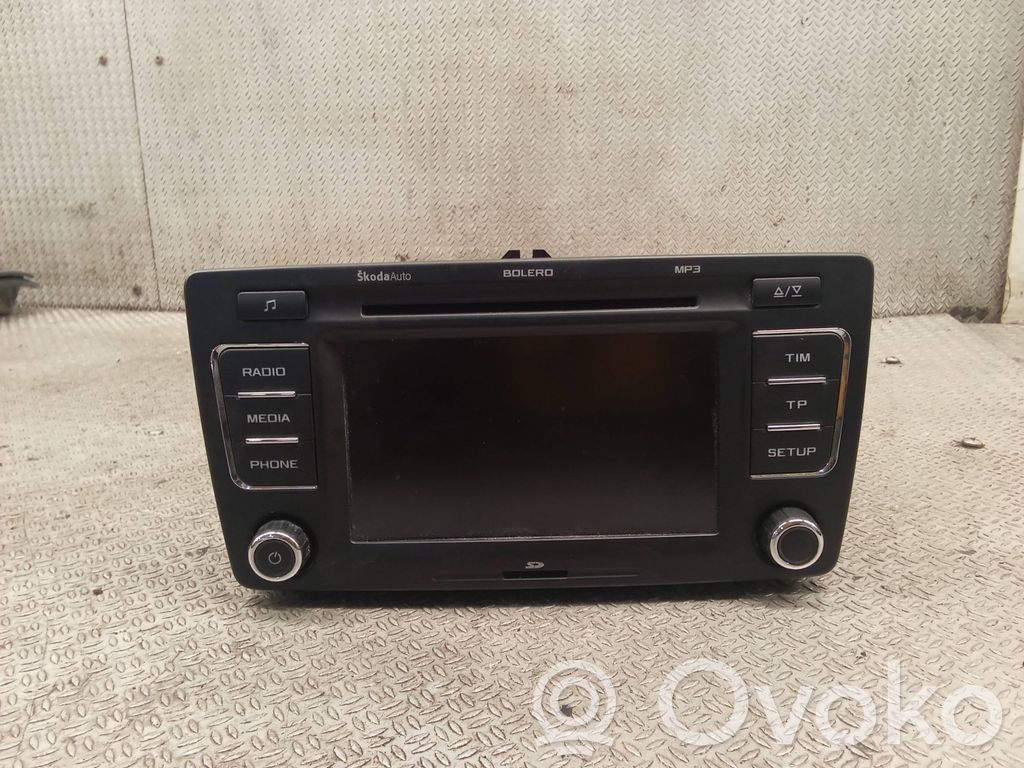 Skoda Octavia Mk2 (1Z) Unitate principală radio/CD/DVD/GPS 