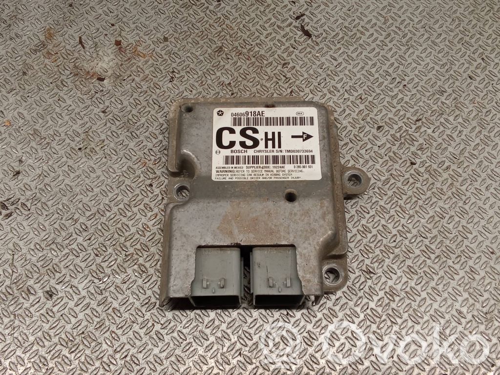 Unidad de control/módulo del Airbag   04606918AE