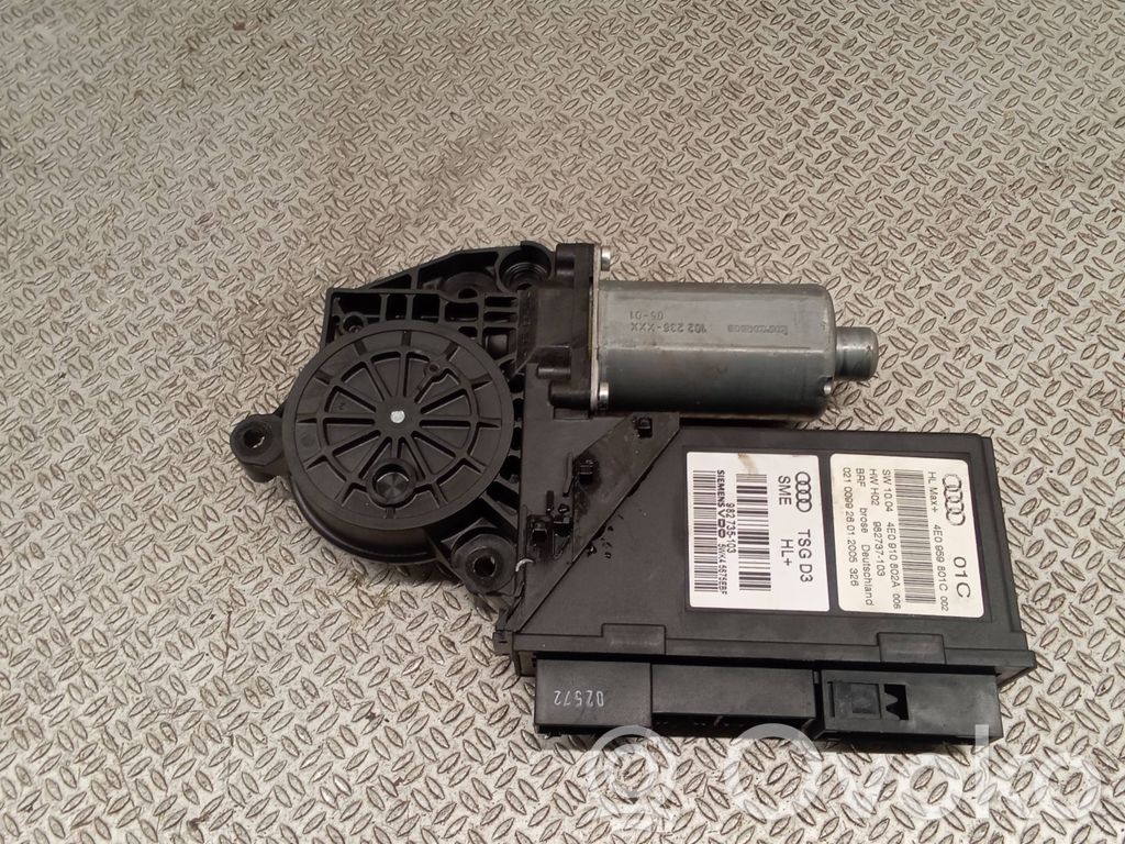 Rear door window regulator motor   4E0959801C,4E0910802A