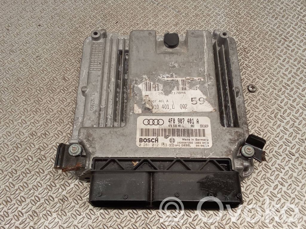Engine control unit/module   4F0907401A,4F0910401L,0281012153