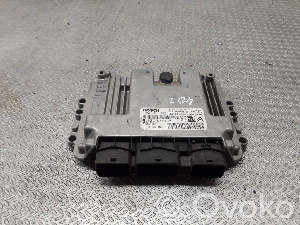 Peugeot 407 Engine control unit/module 