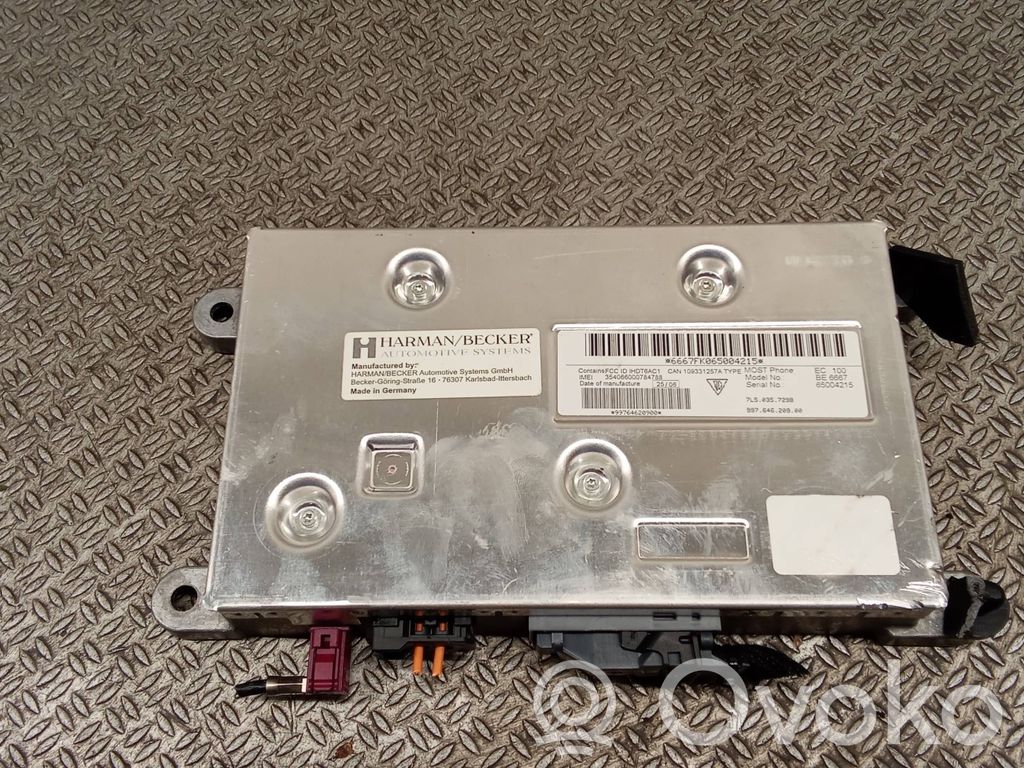 Unité de commande, module téléphone   7L5035729B
