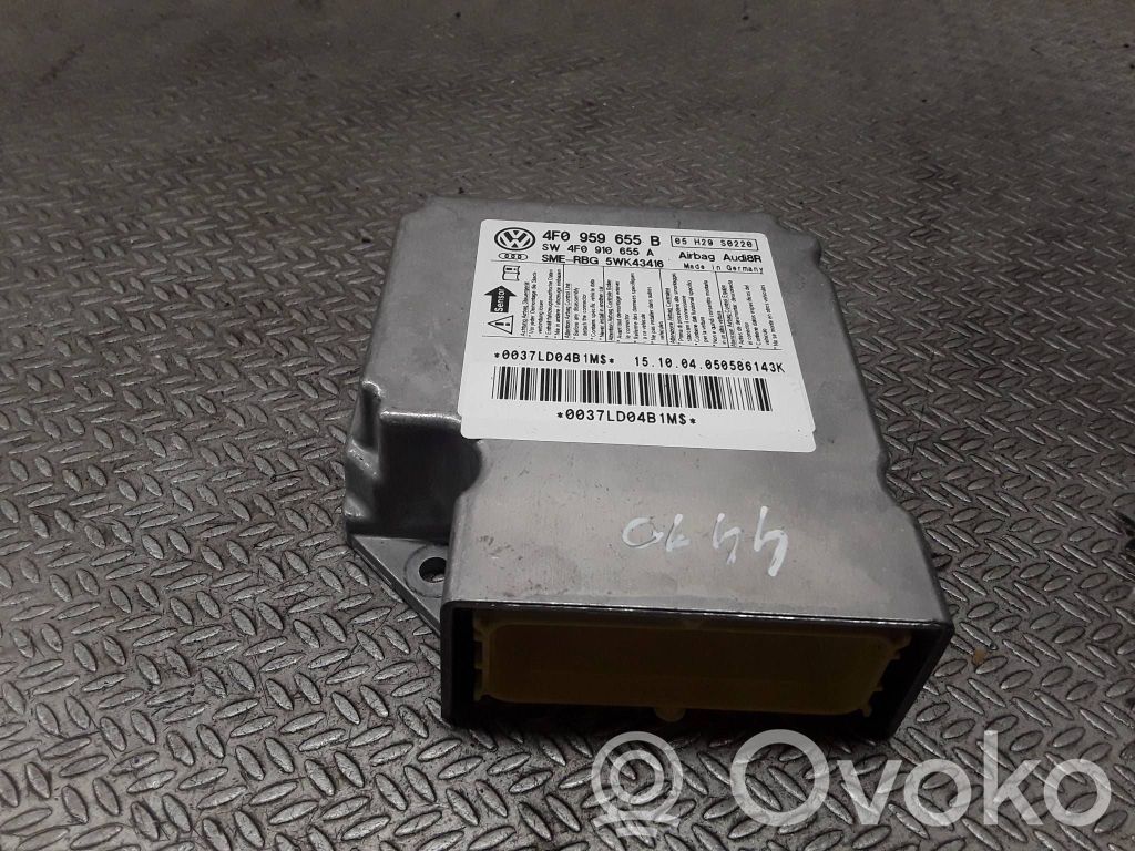 Audi A6 S6 C6 4F Centralina/modulo airbag 
