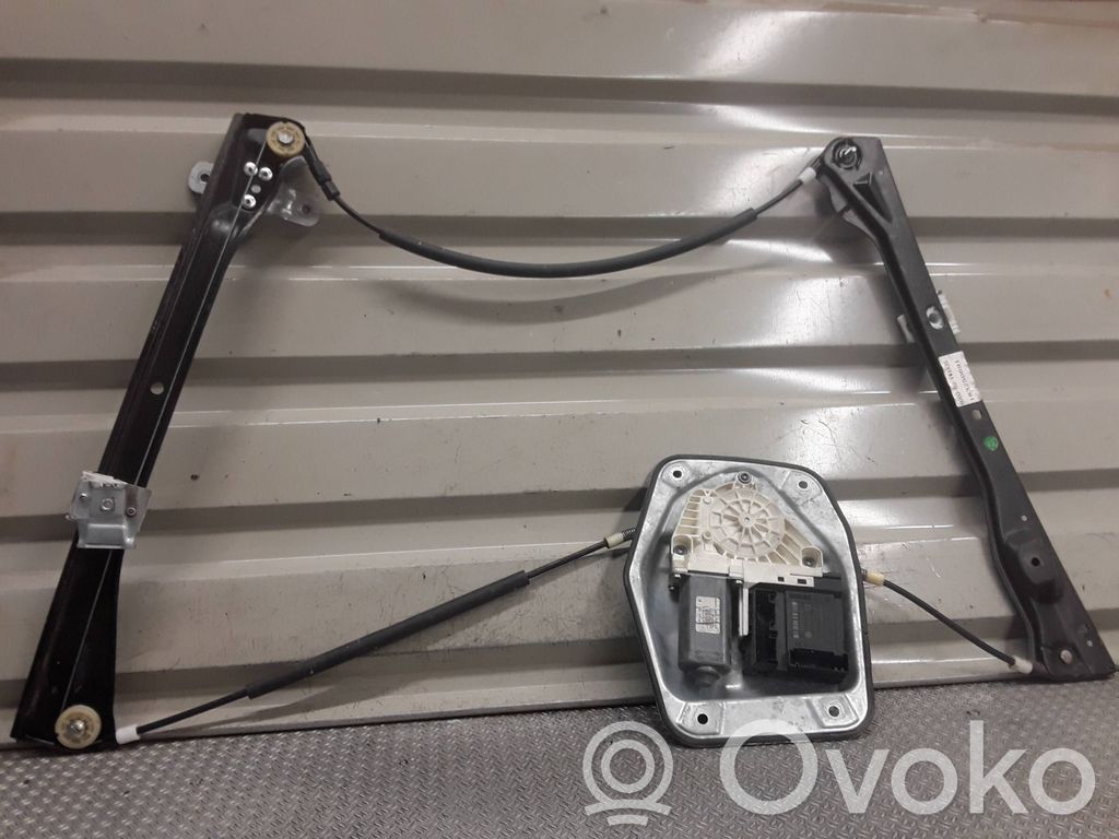 Front door window regulator with motor