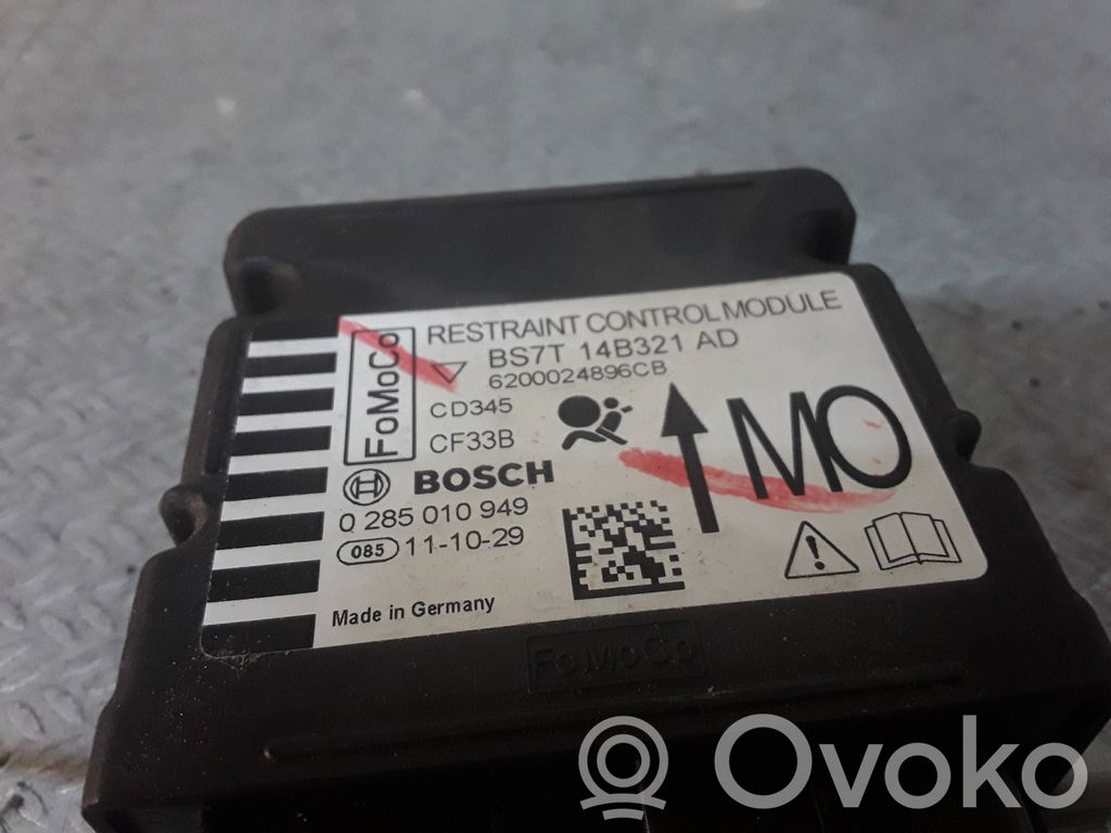 Airbag control unit/module   BS7T14B321AD,0285010949