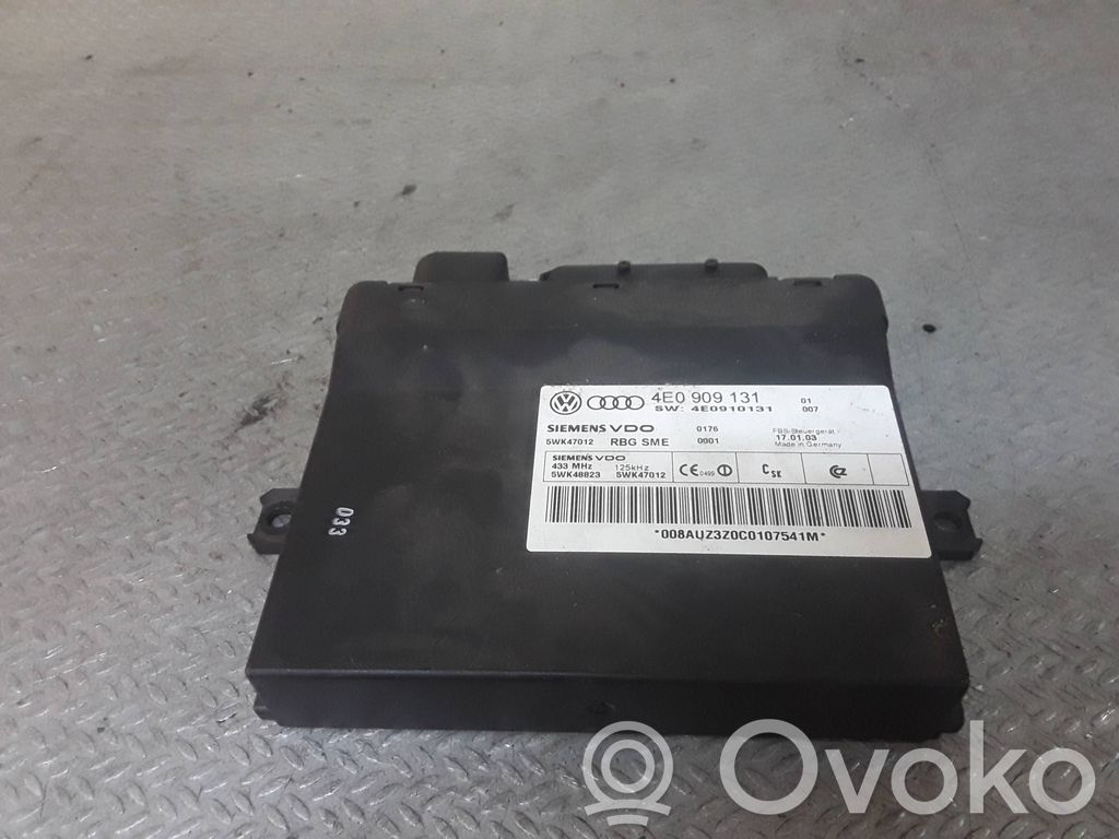 Audi A8 S8 D3 4E Comfort/convenience module 