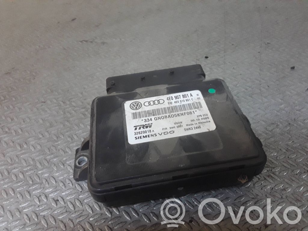 Módulo de control del freno de mano   4E0907801A