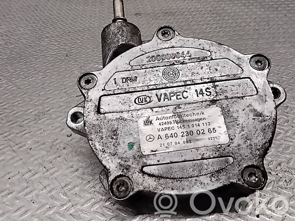 Alipainepumppu   A6402300265