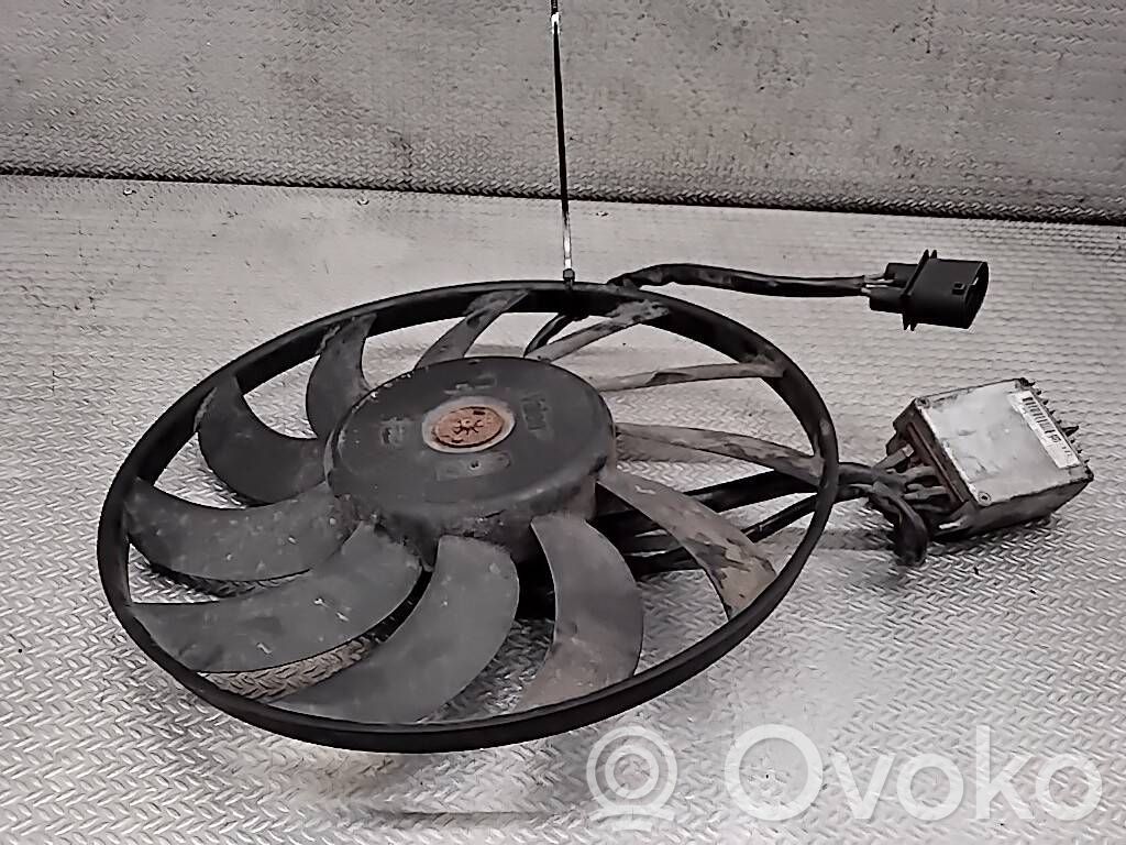 Audi A6 S6 C6 4F Ventilatore di raffreddamento elettrico del radiatore 