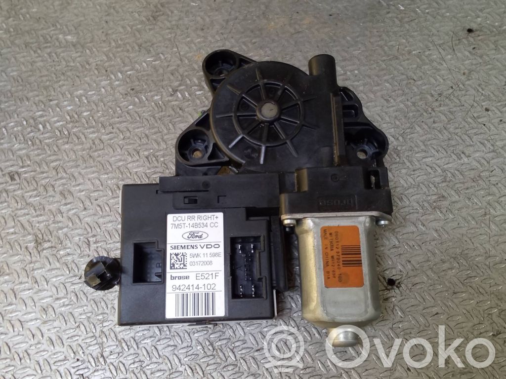 Fensterhebermotor Tür hinten   7M5T14B534CC