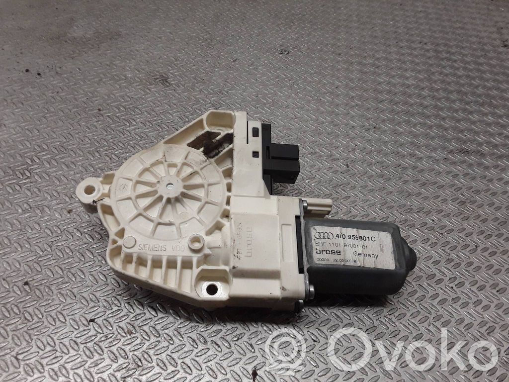 Audi A6 S6 C6 4F Takaoven ikkunan nostomoottori 