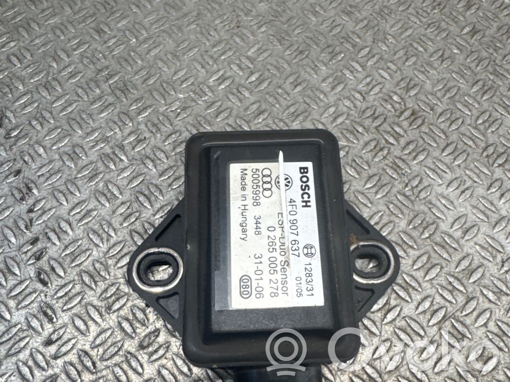 Audi A6 S6 C6 4F ESP Drehratensensor Querbeschleunigungssensor