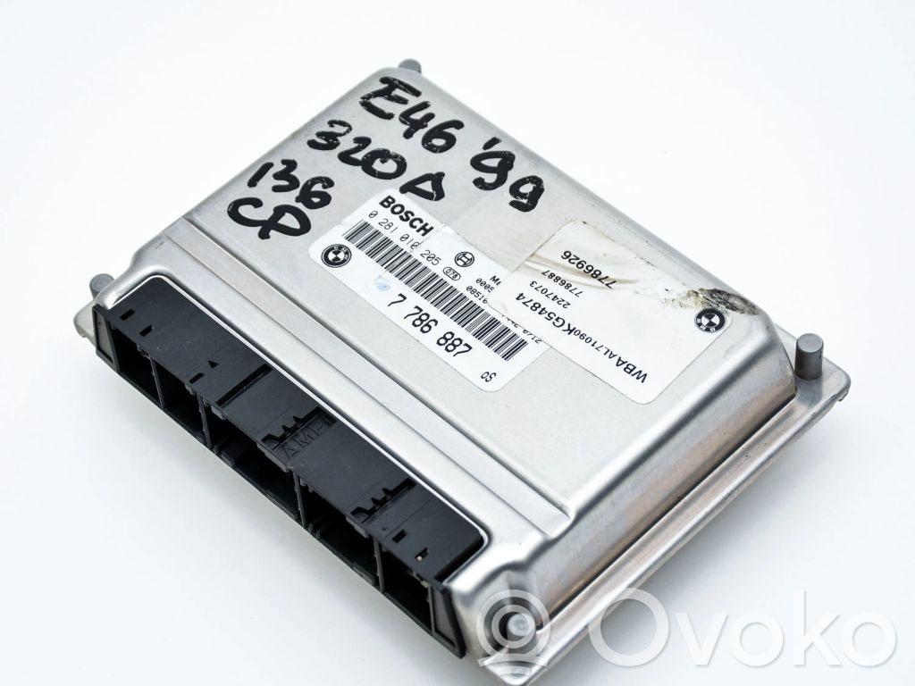 Engine control unit/module ECU   0281010205,7786887,2247073,7786926