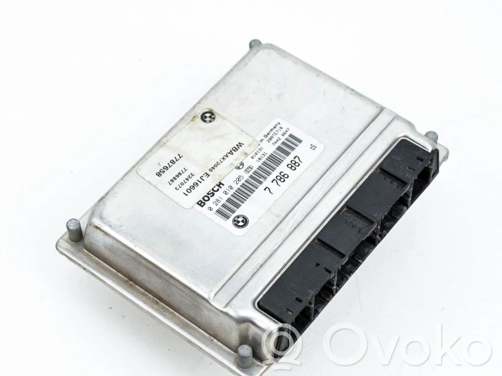 BMW 3 E46 Centralina/modulo motore ECU 