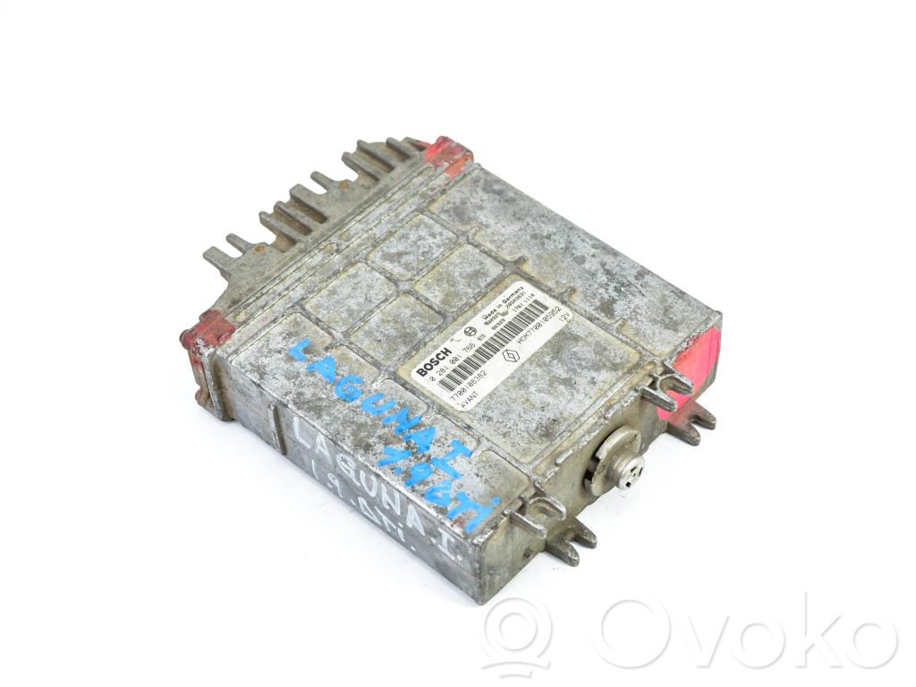 Engine control unit/module ECU   7700105952,7700105952,0281001766,0281001766,7700105952