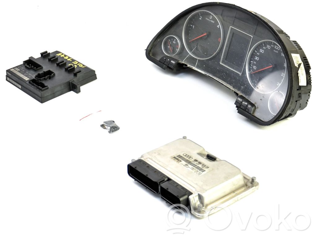 Audi A4 S4 B6 8E 8H Kit cu ECU motor și set închidere uși 