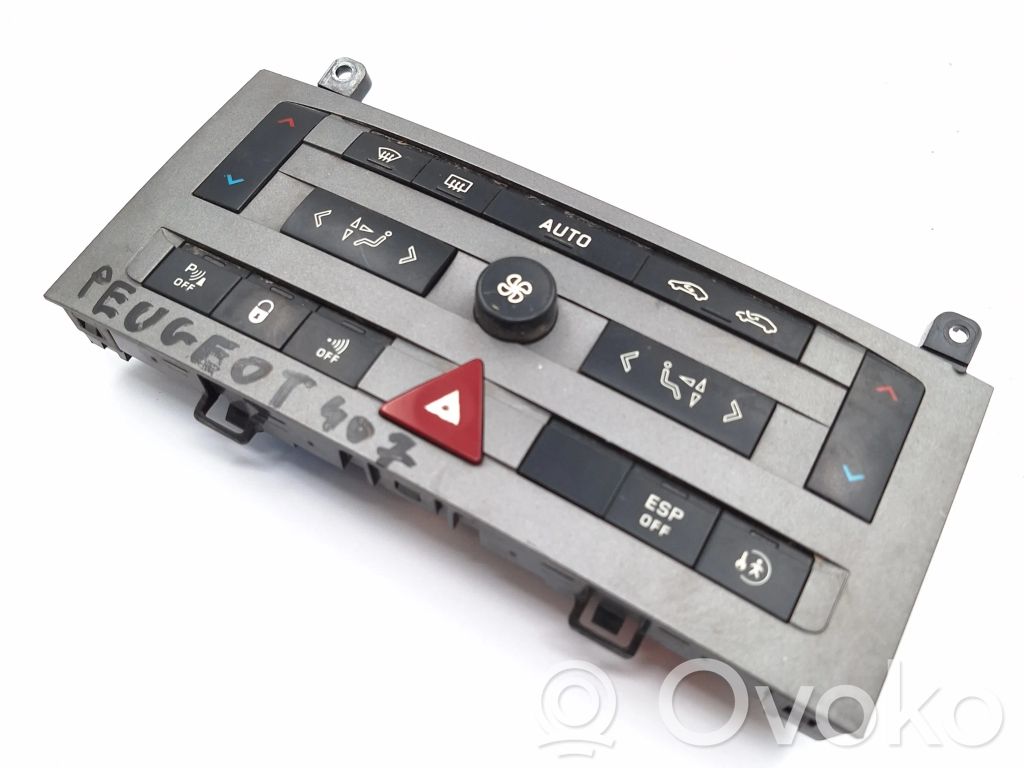 Peugeot 407 Panel klimatyzacji 