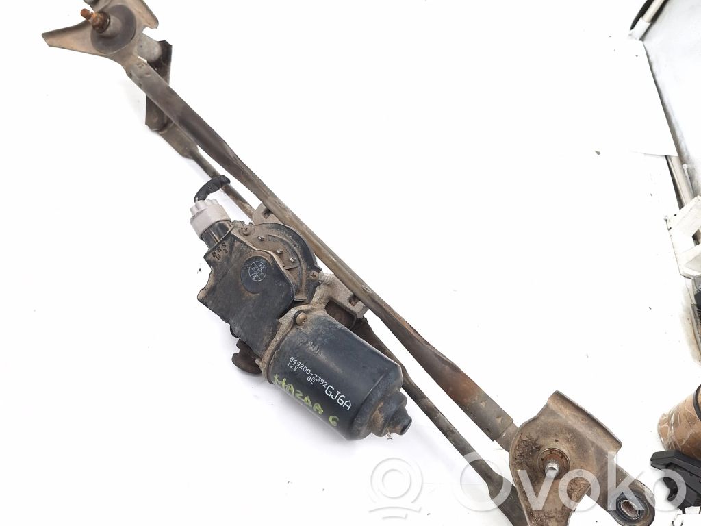 Mazda 6 Wischergestänge Wischermotor vorne 