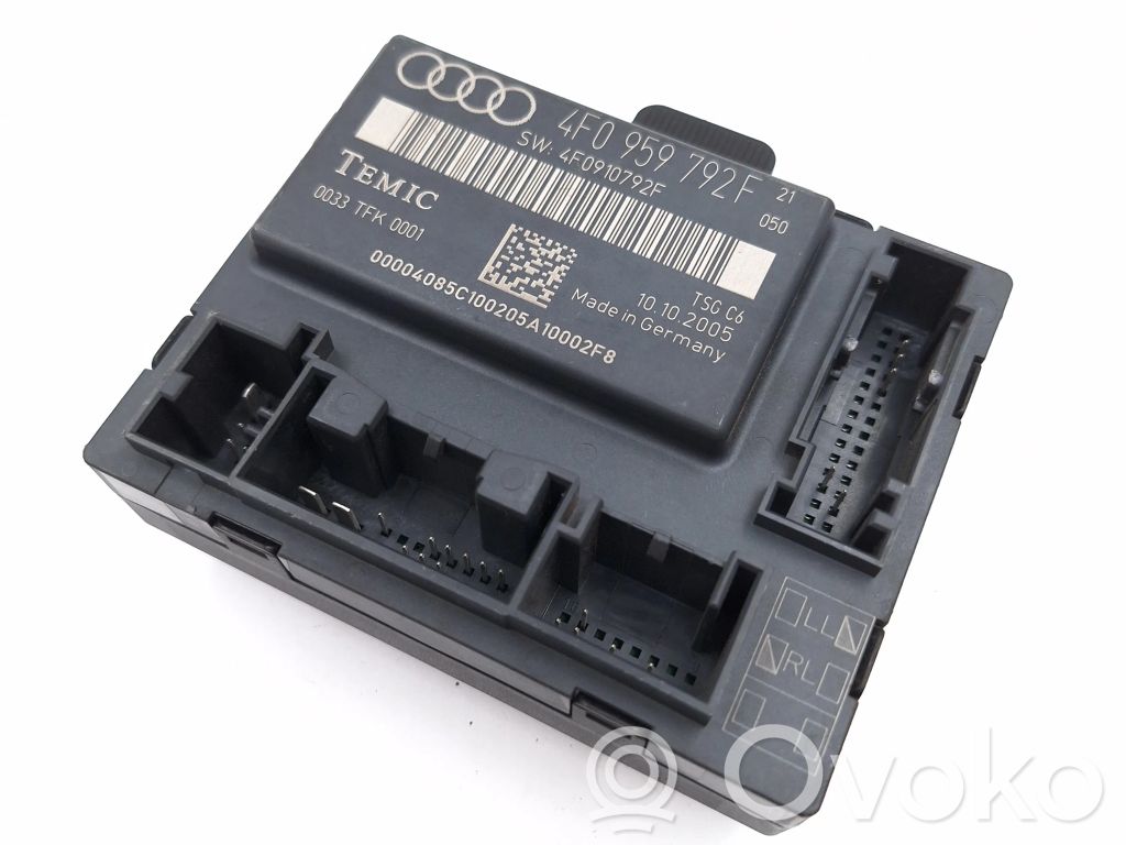 Unité de commande module de porte   4F0959792F,4F0910792F,4F0959792F,0033TFX0001