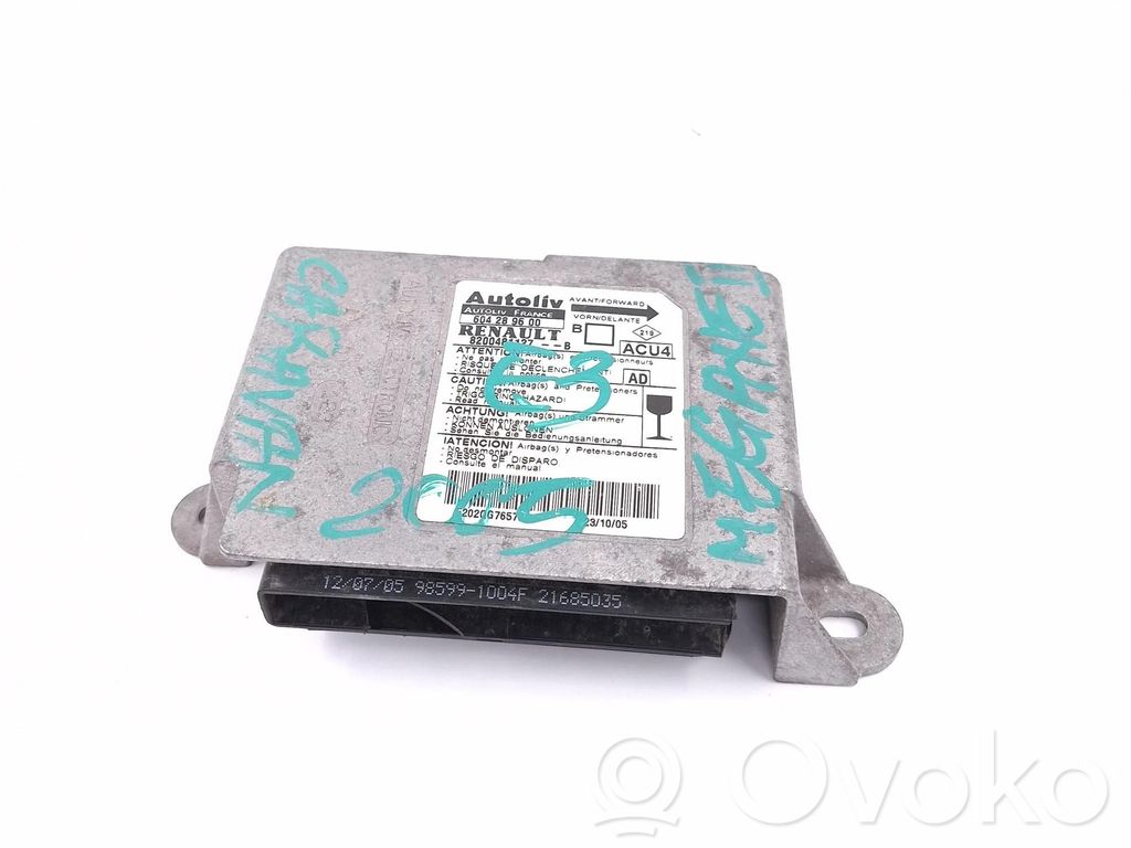 Renault Megane II Unitate/modul de comandă airbaguri 