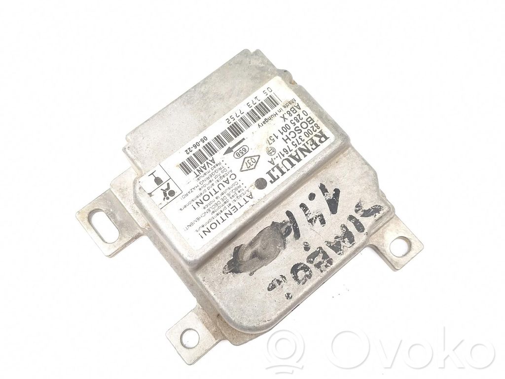 Renault Clio II Airbag control unit/module 