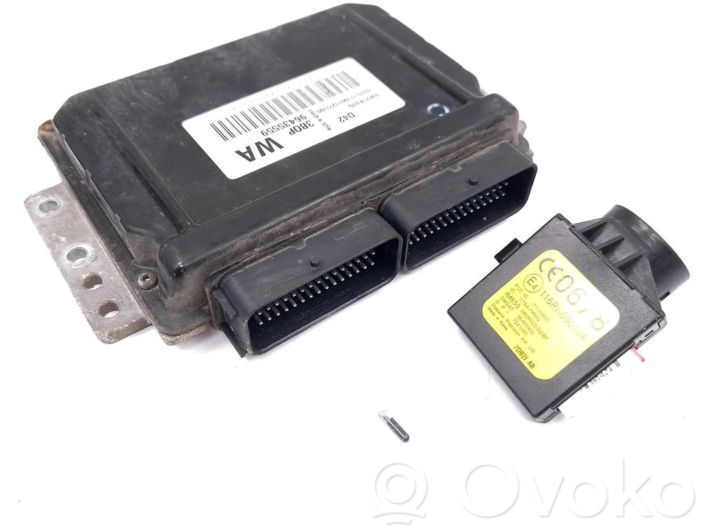 Chevrolet Aveo Komputer / Sterownik ECU i komplet kluczy 