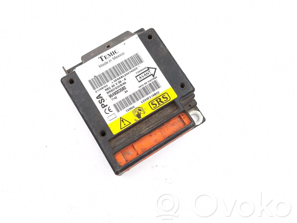 Airbag control unit/module   9649003580,7142A4,RBGA6V08A,5EKABL0007402C,LCV3F21AB22
