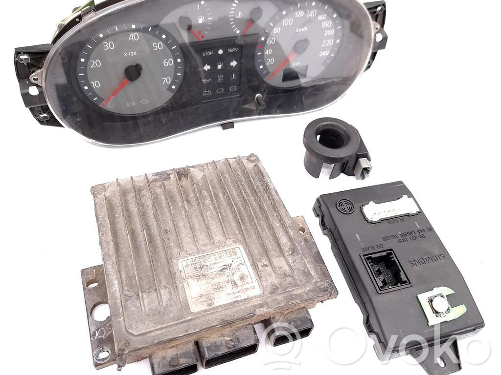 Renault Clio II Engine ECU kit and lock set 