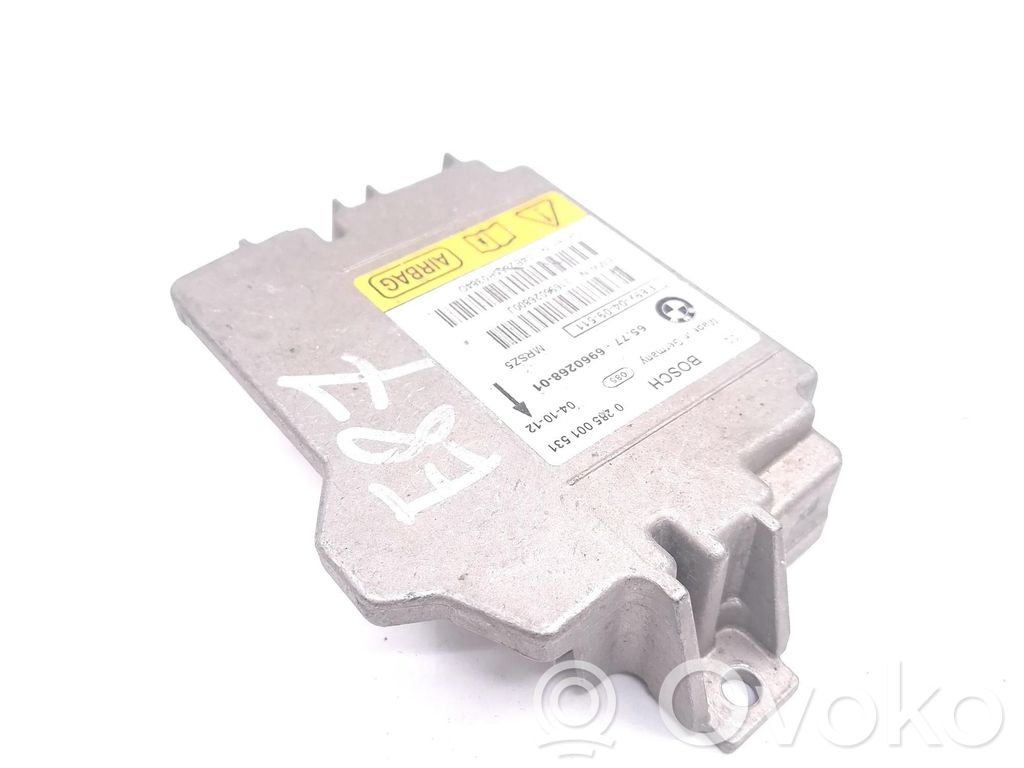 BMW 1 E81 E87 Gaisa spilvenu vadības bloks 