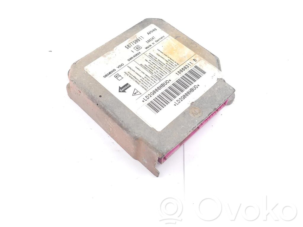 LDV Maxus Airbag control unit/module 