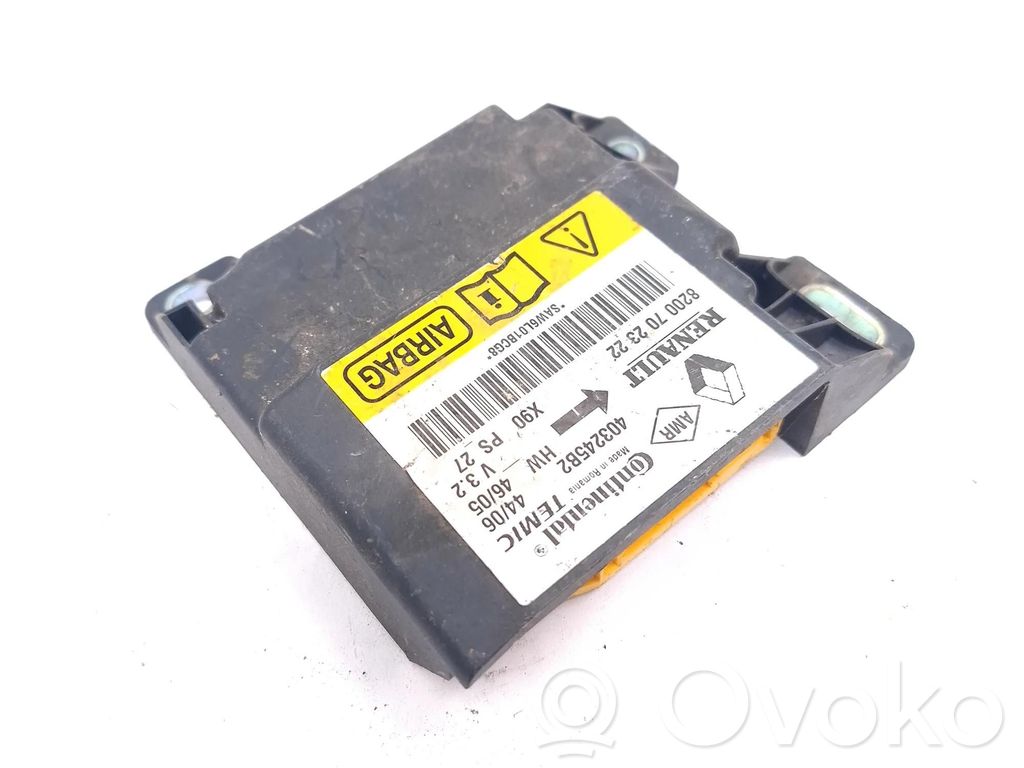 Dacia Logan I Airbag control unit/module 