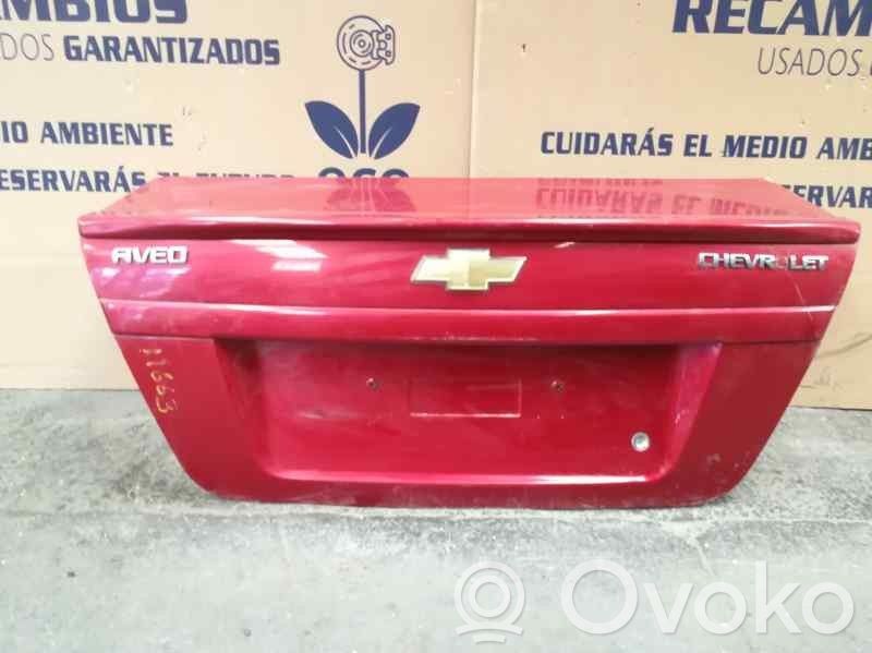 Chevrolet Aveo Puerta del maletero/compartimento de carga 