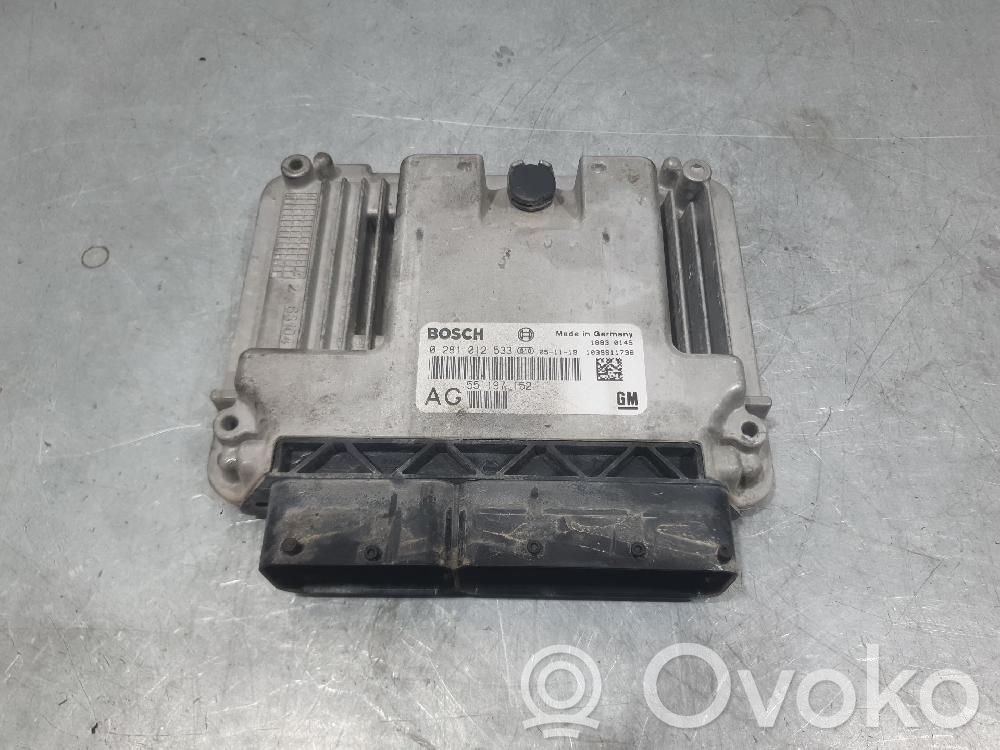 Unidad de control/módulo del motor   55197152,BOSCH