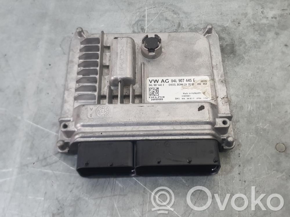 Unidad de control/módulo del motor   04L907445E,DELPHI