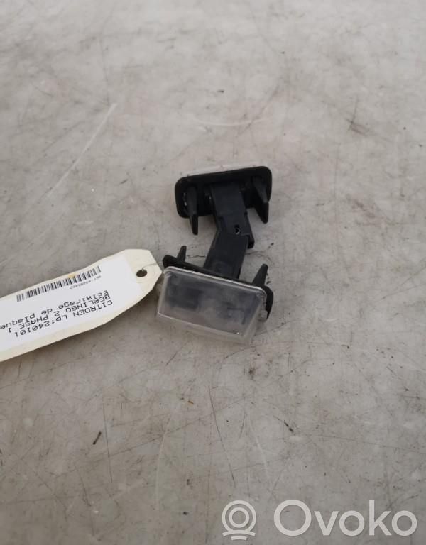 Number plate light
