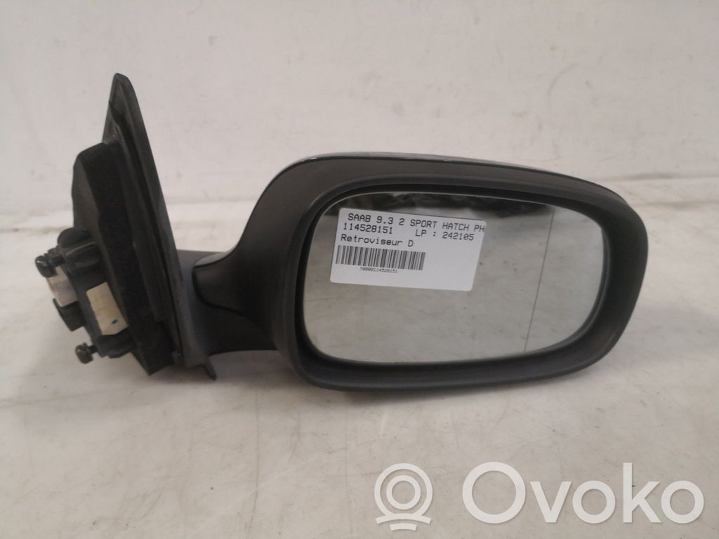 Saab 9-3 Ver2 Espejo lateral manual 