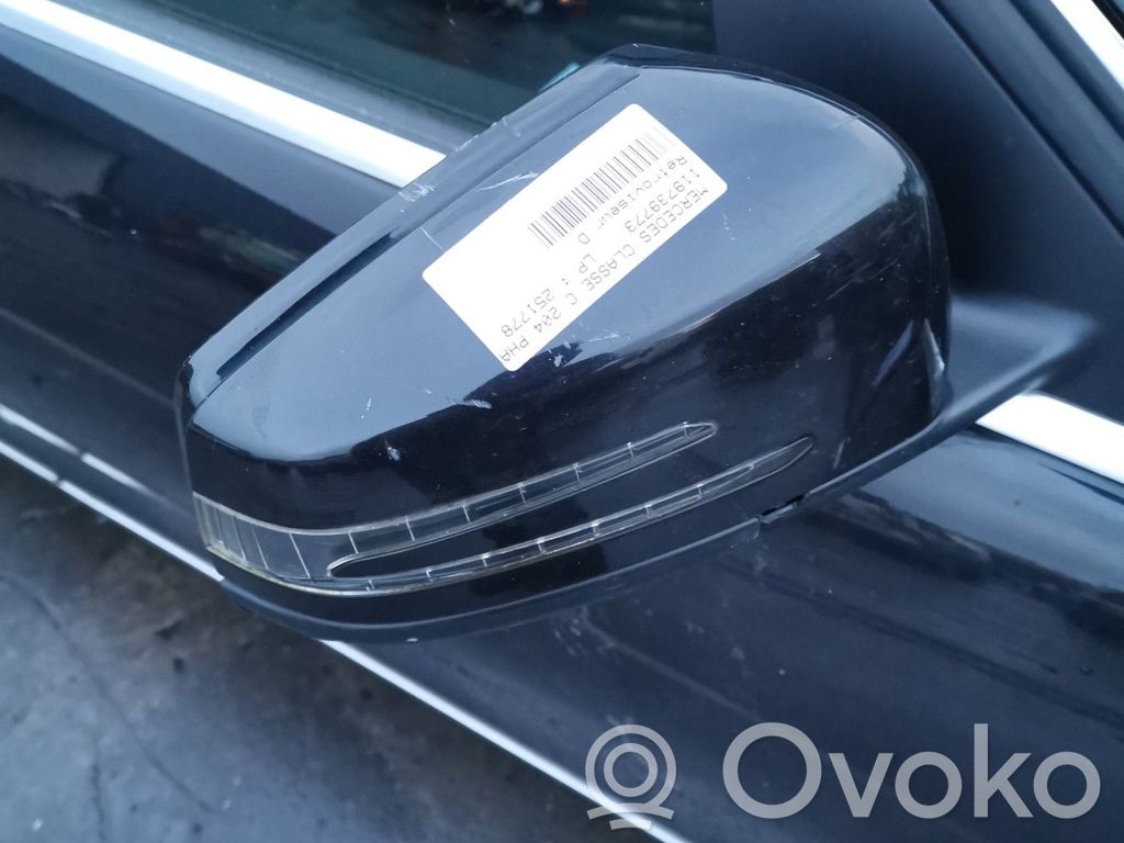 Mercedes-Benz C W204 Manualne lusterko boczne drzwi przednich 