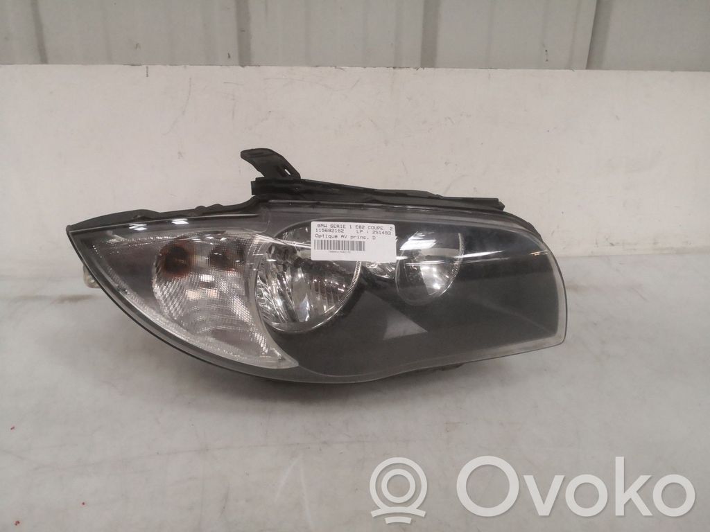 BMW 1 E82 E88 Headlight/headlamp 