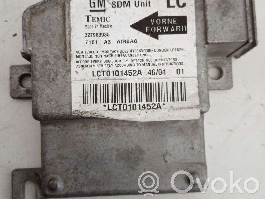 Airbag control unit/module   24439954LC,327963935,7161A3