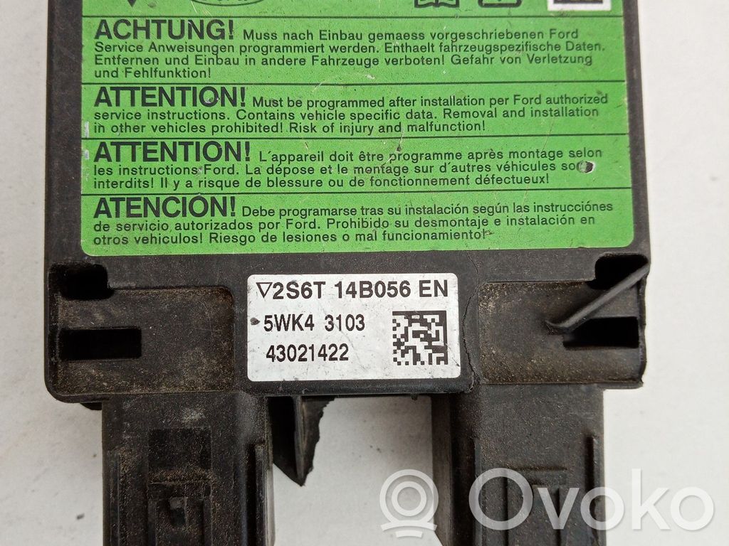 Ford Fiesta Unitate/modul de comandă airbaguri 